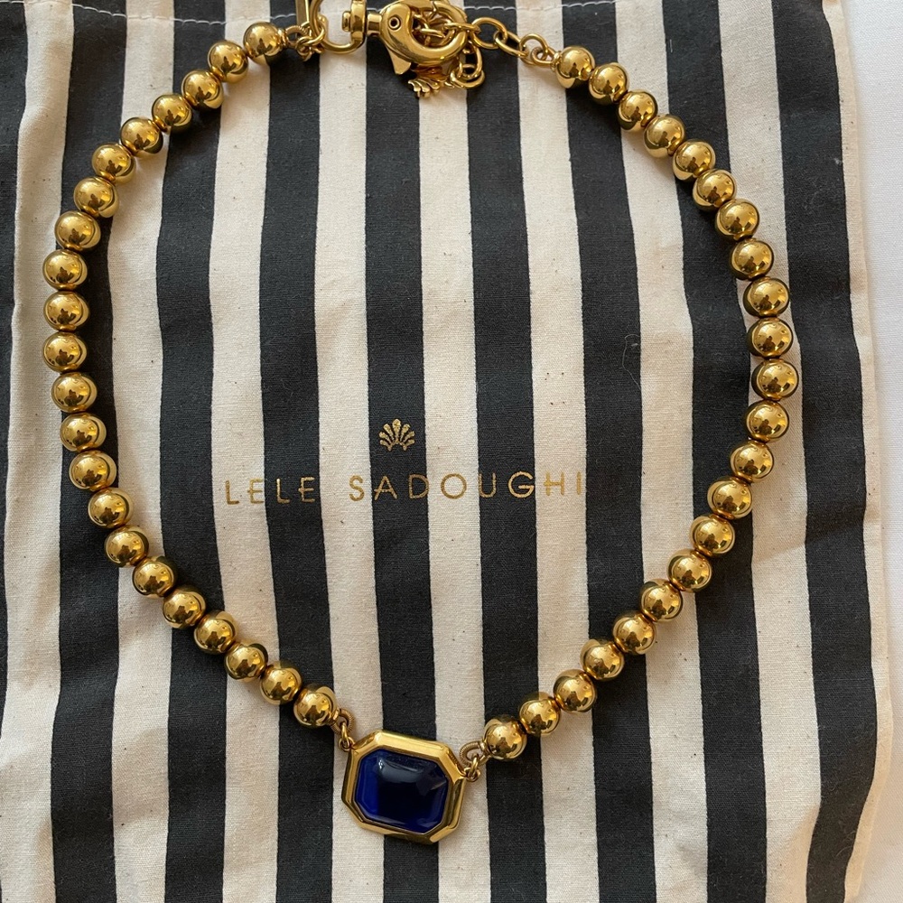 Pristine condition Lele Sadoughi necklace